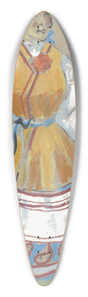 Plinio Codognato - Macha 39.3 inch art pintail longboard deck
