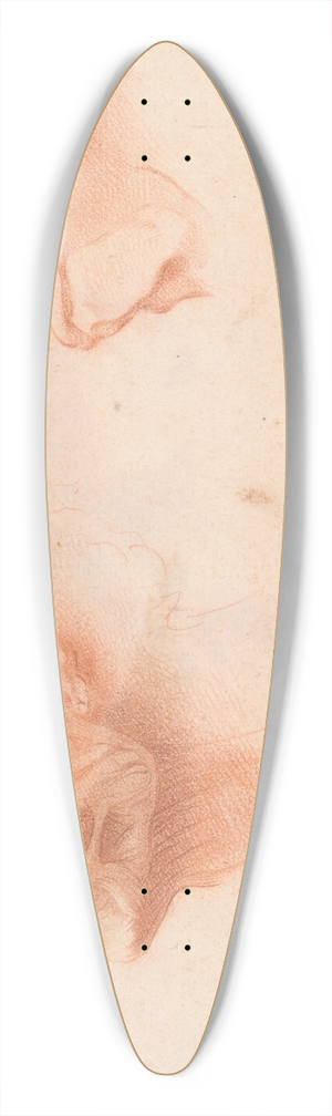 Pompeo Batoni - Anatomical Study, Face in Profile 39.3 inch art pintail longboard deck