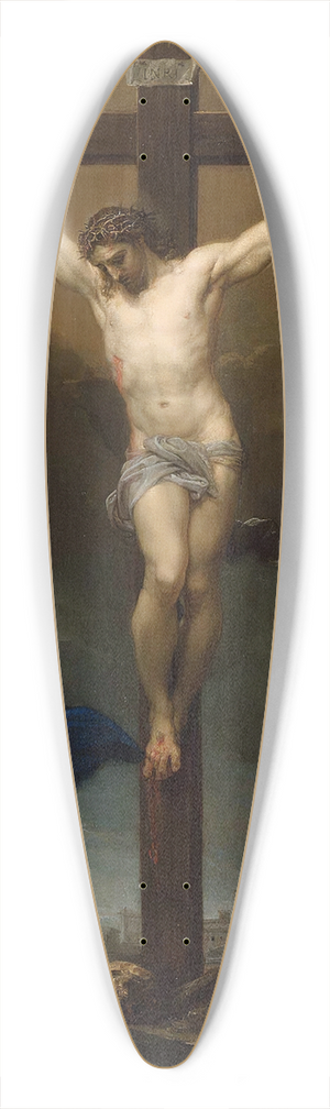 Pompeo Batoni - The Crucifixion 39.3 inch art pintail longboard deck