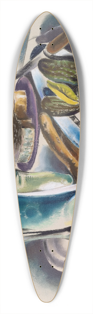 Preston Dickinson - Still Life 39.3 inch art pintail longboard deck