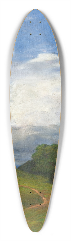 Prince Eugen, Duke of Nrke - The Cloud Object 39.3 inch art pintail longboard deck