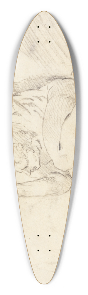Prince Hoare - Prometheus 39.3 inch art pintail longboard deck