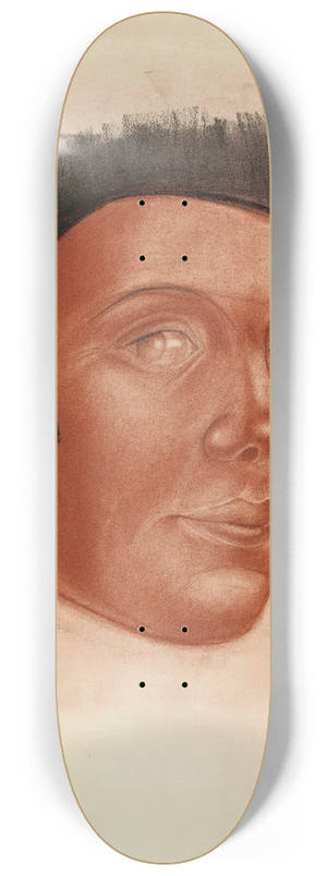 Alexandre Jacovleff - Portrait Of A Woman 8.25 inch art skate deck