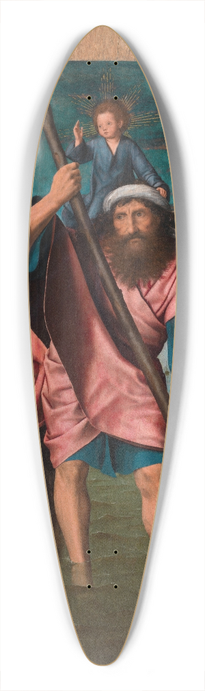 Quentin Massys - Saint Christopher 39.3 inch art pintail longboard deck