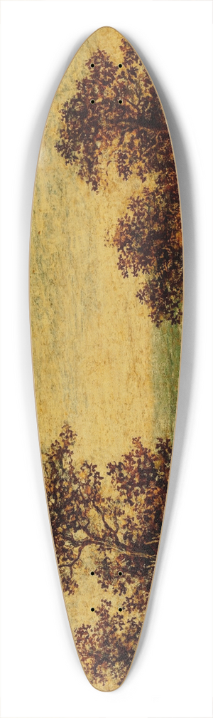 Ralph Albert Blakelock - Indian Encampment 39.3 inch art pintail longboard deck