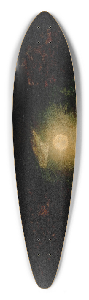Ralph Albert Blakelock - Moonlight 39.3 inch art pintail longboard deck