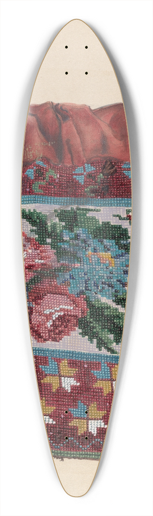 Ralph Atkinson - Beaded Bag 39.3 inch art pintail longboard deck