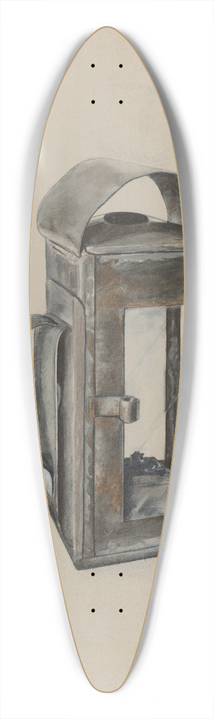 Ralph Atkinson - Economy Square Oil Lantern 39.3 inch art pintail longboard deck