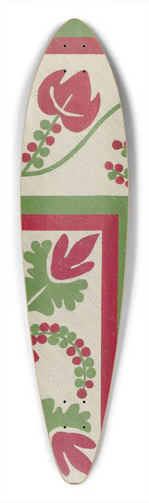Ralph Atkinson - Quilt 39.3 inch art pintail longboard deck