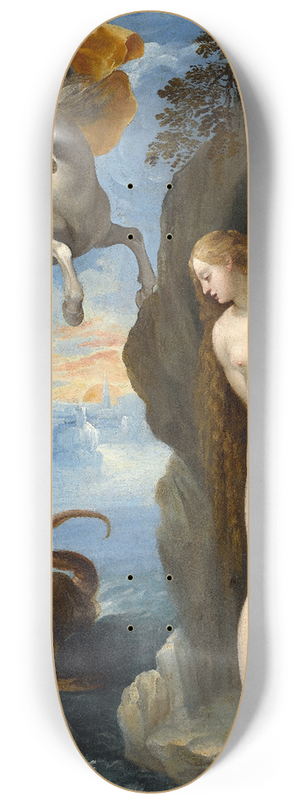 Giuseppe Cesari - Perseus Rescuing Andromeda 8.25 inch art skate deck