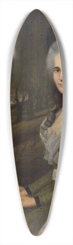 Ralph Earl - Esther Boardman 39.3 inch art pintail longboard deck