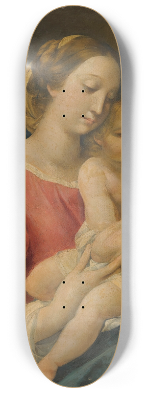 Giuseppe Cesari - The Madonna And Child With The Infant Saint John The Baptist 8.25 inch art skate deck