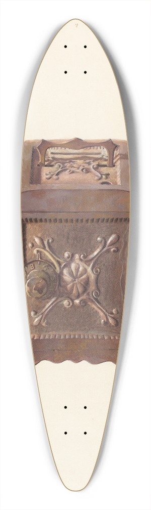 Ralph Morton - Iron Bank 39.3 inch art pintail longboard deck