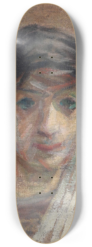 Giuseppe Cominetti - Testa di donna 8.25 inch art skate deck