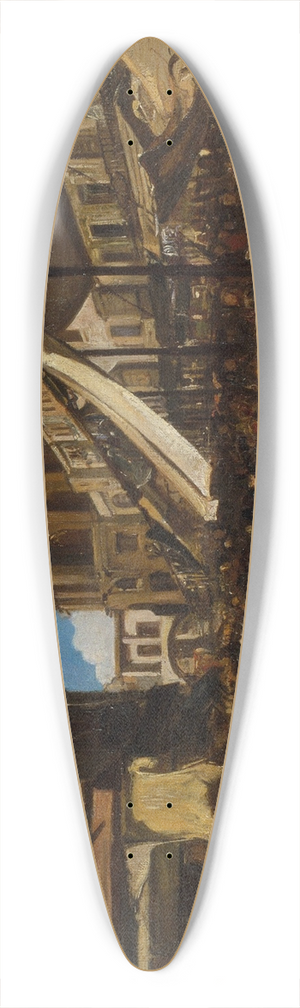 Ramon Mart i Alsina - Born Vell 39.3 inch art pintail longboard deck