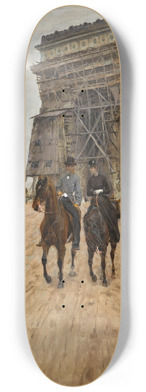 GiuseppeDe Nittis - Larc de Triomphe, Paris 8.25 inch art skate deck GiuseppeDe Nittis - Larc de Triomphe, Paris 8.25 inch art skate deck