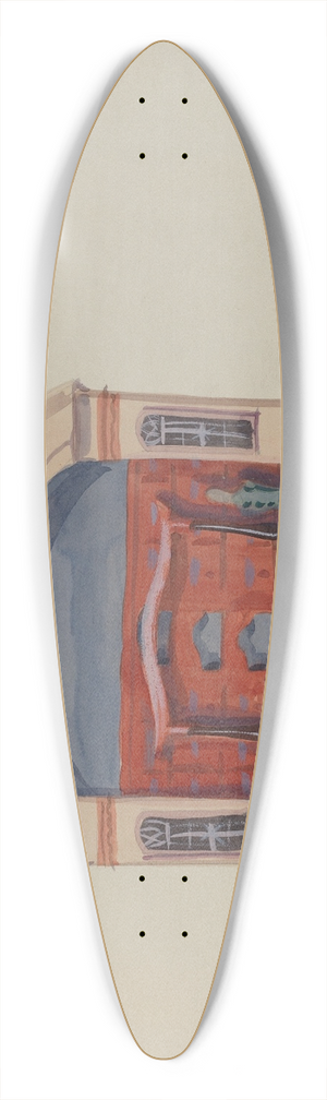 Raoul Du Bois - Toy Grocery Store 39.3 inch art pintail longboard deck