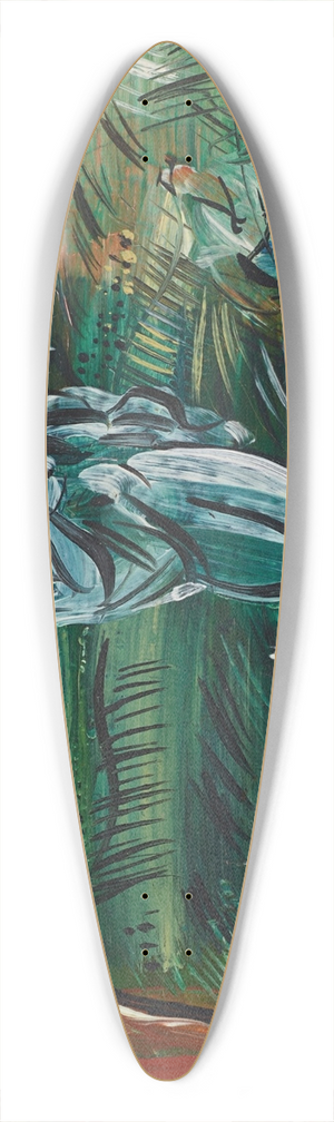 Raoul Dufy - La Statue 39.3 inch art pintail longboard deck