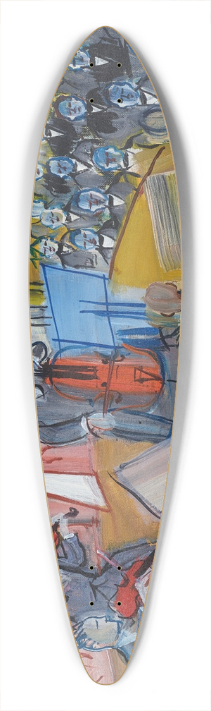 Raoul Dufy - Le Quintette 39.3 inch art pintail longboard deck