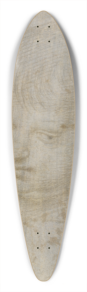 Raphael - A childs head 39.3 inch art pintail longboard deck