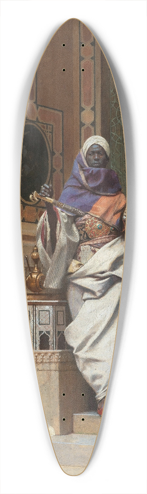 Raphael von Ambros - The Guardian 39.3 inch art pintail longboard deck