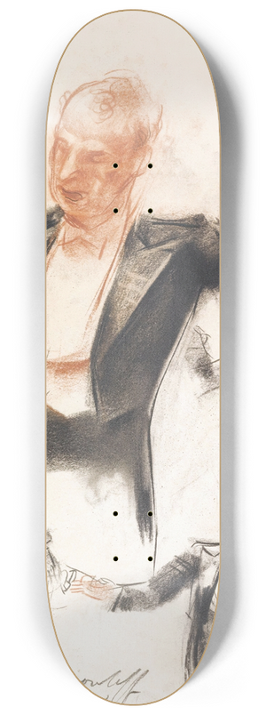 Alexandre Jacovleff - Sergei Kusevitsky Conducting The Boston Symphony Orchestra 8.25 inch art skate deck
