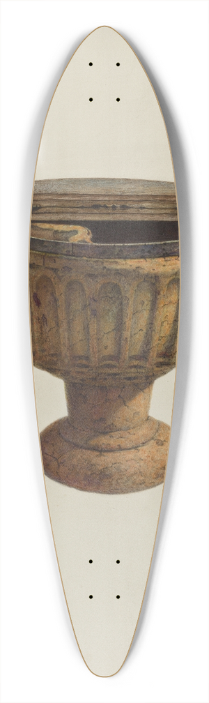 Raymond E. Noble - Baptismal Font 39.3 inch art pintail longboard deck