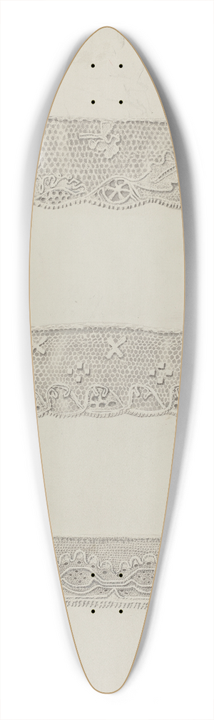 Raymond Guterl - Lace Edging 39.3 inch art pintail longboard deck