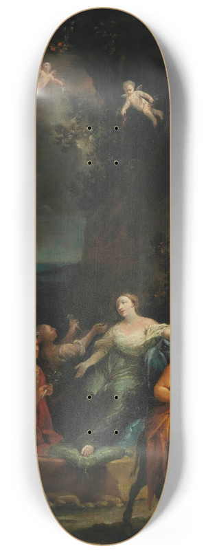 Giuseppe Maria Crespi - Bacchus and Ariadne 8.25 inch art skate deck