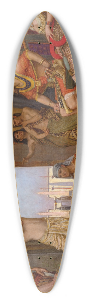 Reginald Arthur - Joseph interpreting Pharaohs dream 39.3 inch art pintail longboard deck