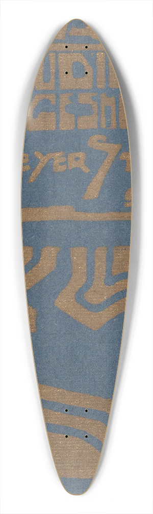 Reijer Stolk - Het paard 39.3 inch art pintail longboard deck