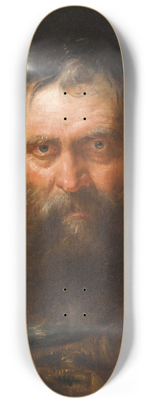Giuseppe Nogari - Portrait Of A Bearded Man 8.25 inch art skate deck