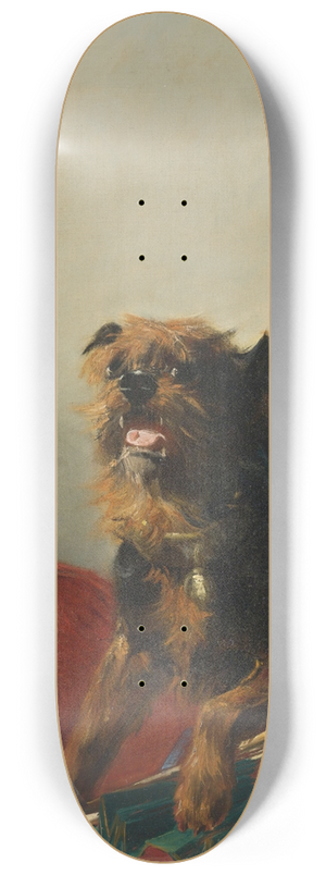 Giuseppe Palizzi - Playing with a Fan 8.25 inch art skate deck