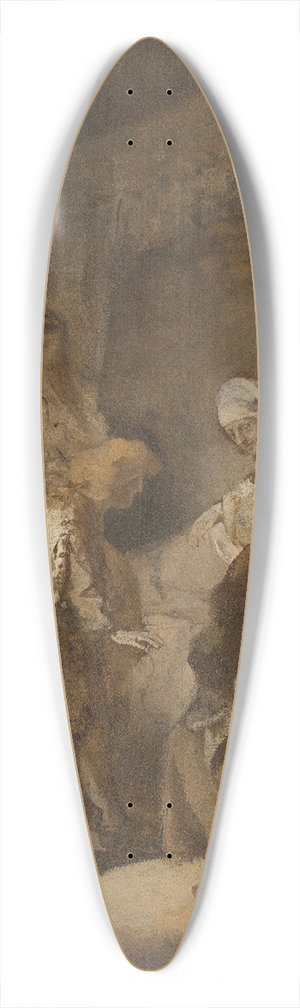 Rembrandt van Rijn - Joseph telling his dreams 39.3 inch art pintail longboard deck