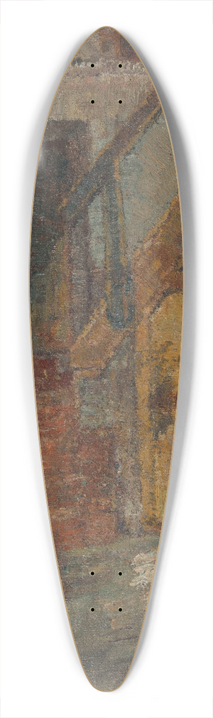 Ren Bosiers - An Old Corner 39.3 inch art pintail longboard deck
