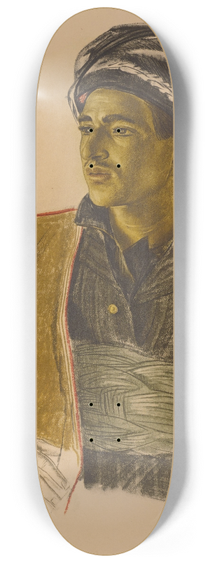 Alexandre Jacovleff - Un Kurde de Bagdad 8.25 inch art skate deck