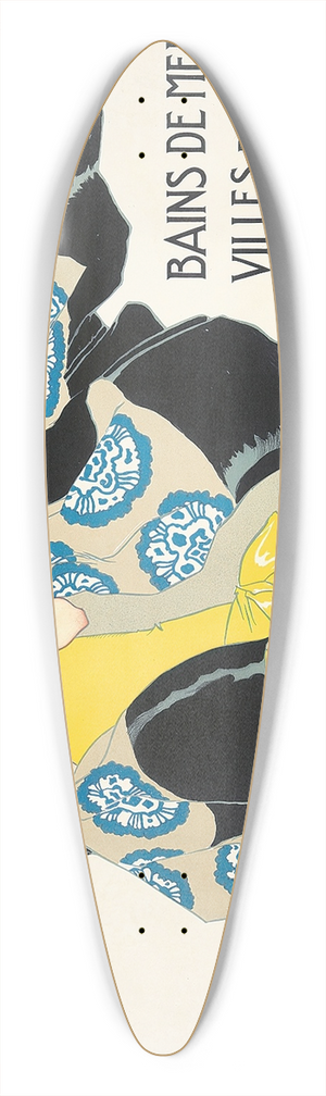 Ren Vincent - Au Bon March 39.3 inch art pintail longboard deck