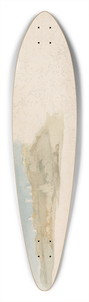 Rev. William Warren Porter - Blenheim 39.3 inch art pintail longboard deck