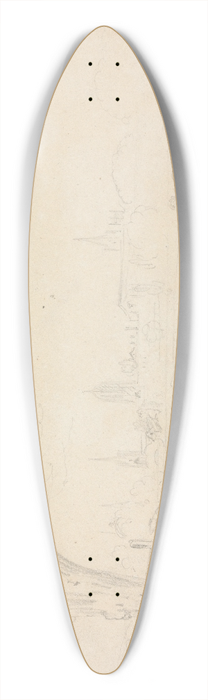 Rev. William Warren Porter - Oxford. 39.3 inch art pintail longboard deck