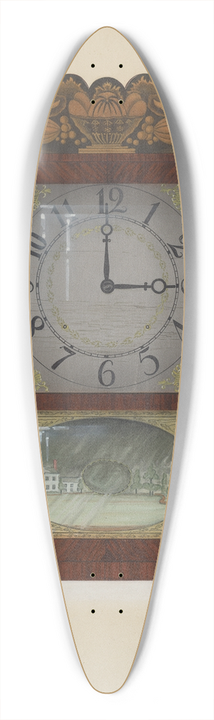 Rex F. Bush - Clock 39.3 inch art pintail longboard deck