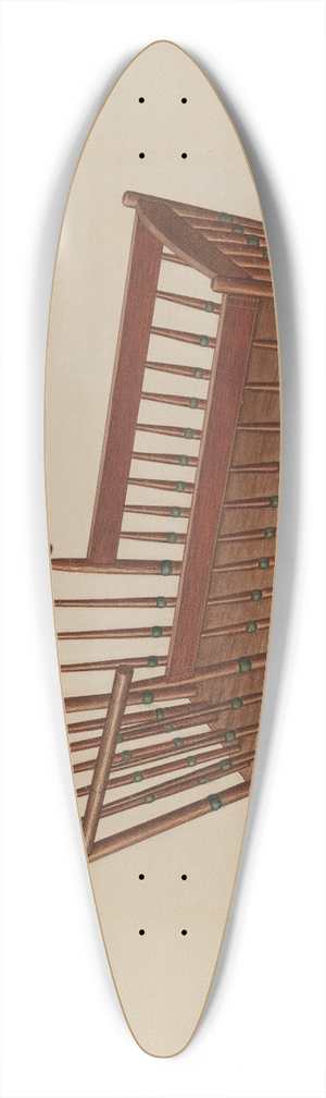 Rex F. Bush - Cradle 39.3 inch art pintail longboard deck