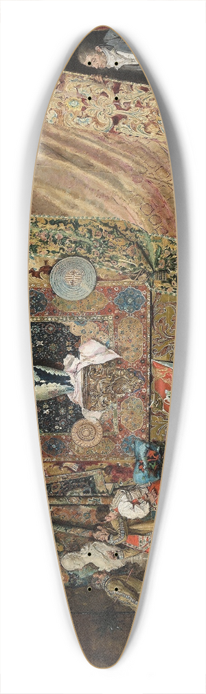 Ricardo Villegas Cordero - En El Saln 39.3 inch art pintail longboard deck