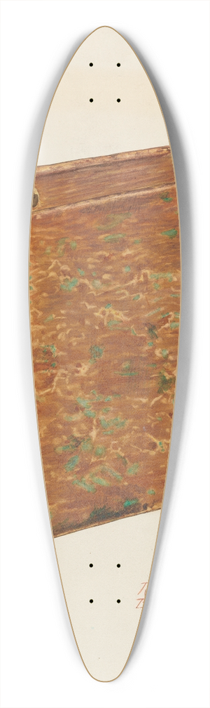 Richard Barnett - Book Flask 39.3 inch art pintail longboard deck