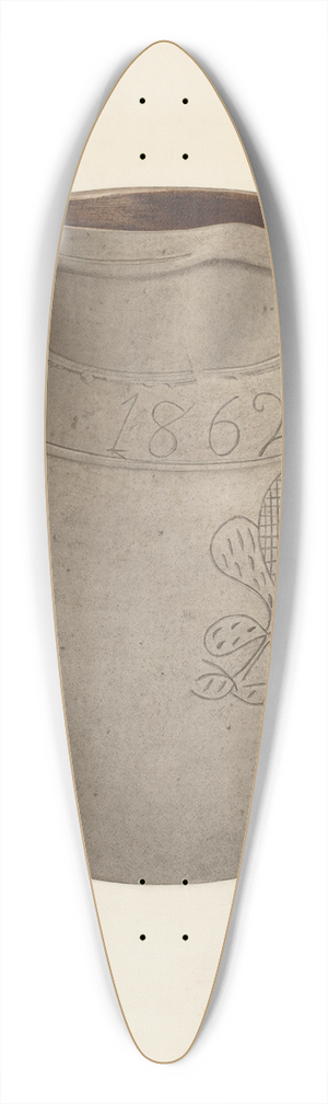 Richard Barnett - Stoneware Pitcher 39.3 inch art pintail longboard deck