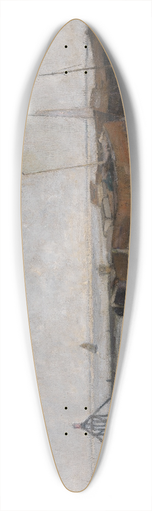 Richard Baseleer - The Cemetery 39.3 inch art pintail longboard deck