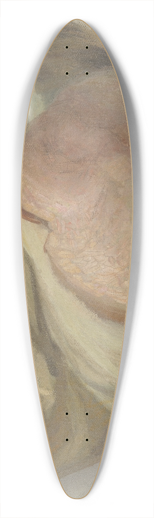 Richard Bergh - Study for Gustaf Frdings Knee 39.3 inch art pintail longboard deck