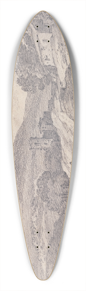 Richard Cooper the Younger - The Ferry 39.3 inch art pintail longboard deck