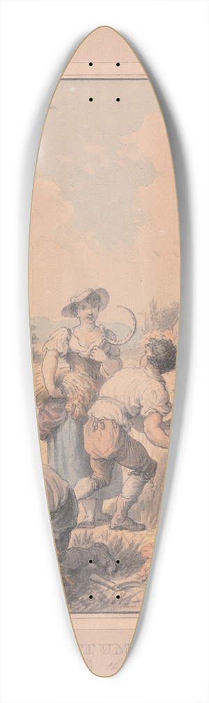 Richard Corbould - Autumn 39.3 inch art pintail longboard deck