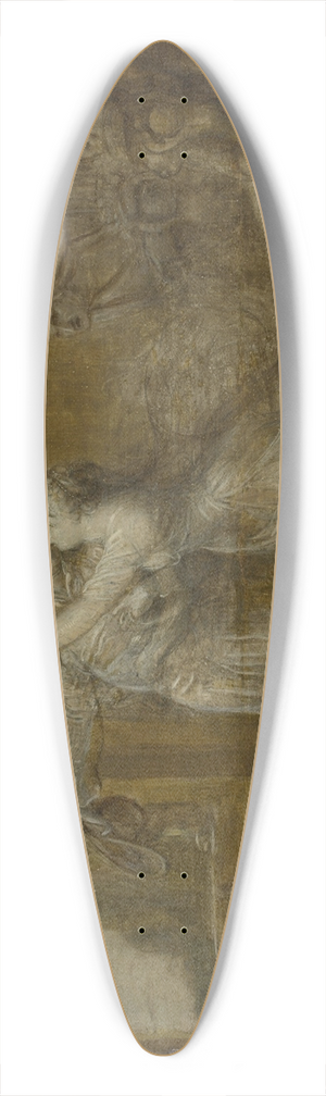 Richard Cosway - Hero and Leander 39.3 inch art pintail longboard deck