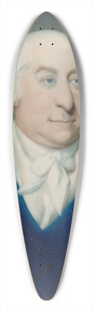 Richard Crosse - A Gentleman in a Blue Coat 39.3 inch art pintail longboard deck
